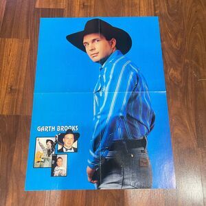 Vintage Country Music Magazine Poster Garth Brooks‎ 16x21 1 Side